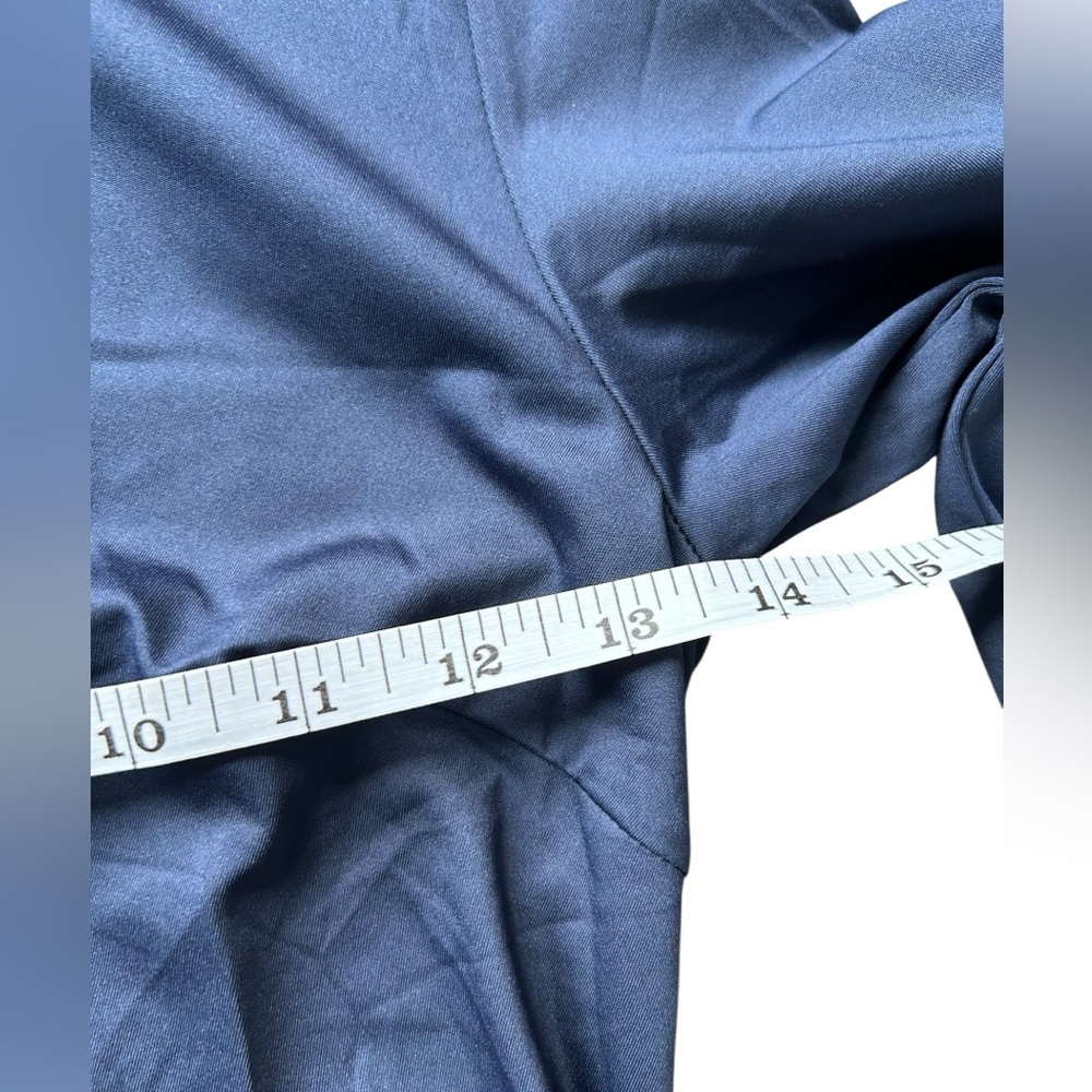 NWT Commense Elegant Ruffle Split Jersey Long Dre… - image 12